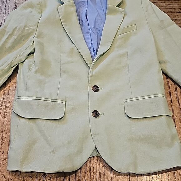 Mint green  blazer jacket boys size 7 H&M - Picture 5 of 14